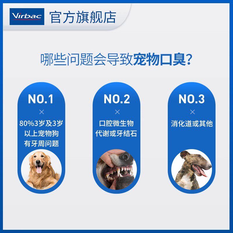 【直播闪降】法国维克素齿洁洁齿片狗零食狗磨牙棒清洁口腔口气