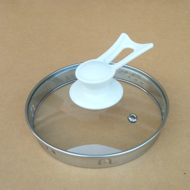 小南瓜养生壶盖子通用YSH-101/1.8L钢化玻璃盖304不锈钢煮茶壶盖