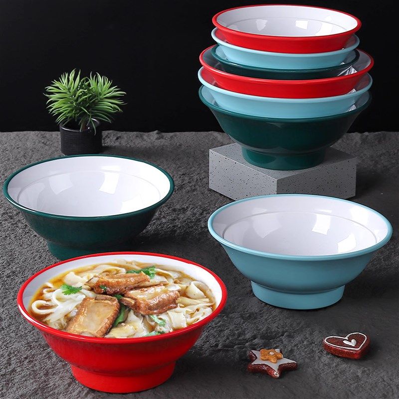 密胺餐具重庆小面碗面馆专用碗商用汤粉螺丝粉麻辣烫牛肉拉面大碗,餐饮具,碗,淘宝优惠券,粉丝福利购,淘宝优惠卷