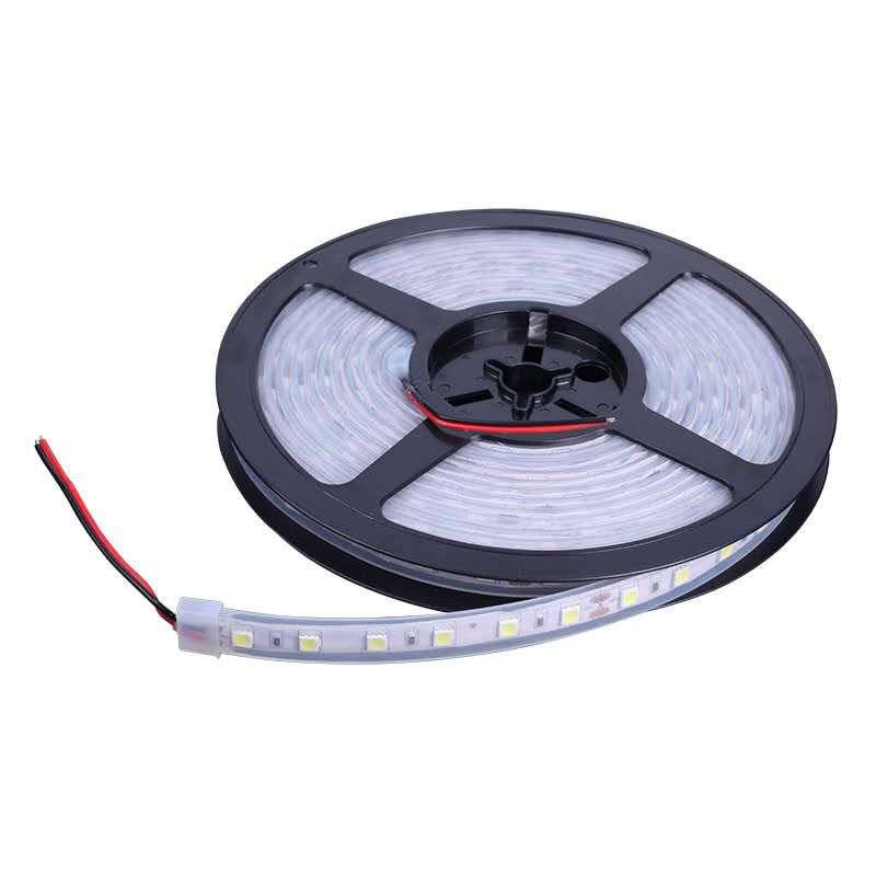 LED灯带5V12V24伏直流超亮5050放水贴片带背胶黄红蓝粉暖白车灯条