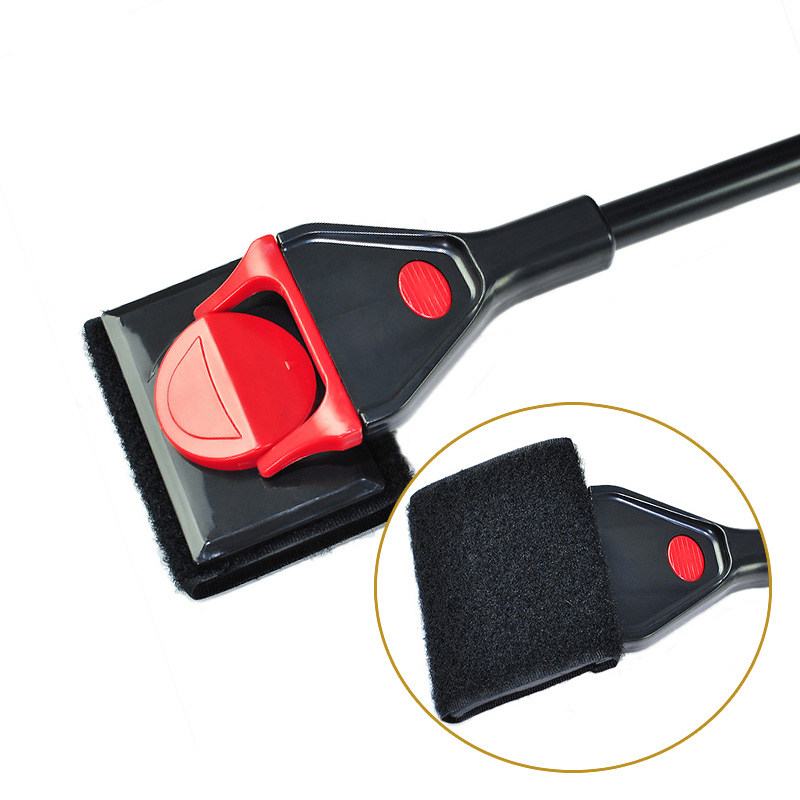 鱼缸清洗刷水族箱玻璃清洁工具3合1刮刀沙捞刷子三合一多地包邮