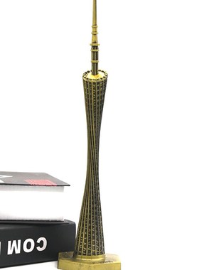 广州塔模型小蛮腰金属摆件纪念品客厅桌面摆设装饰品送老外朋友