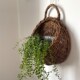 柳编藤编壁挂花盆花篮吊篮手工编织水培土培阳台墙壁悬挂式 篮子
