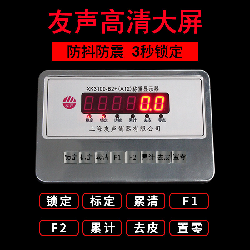 友声加厚5mm钢板地磅秤物流工厂电子秤3吨5吨高精度小型地磅地称