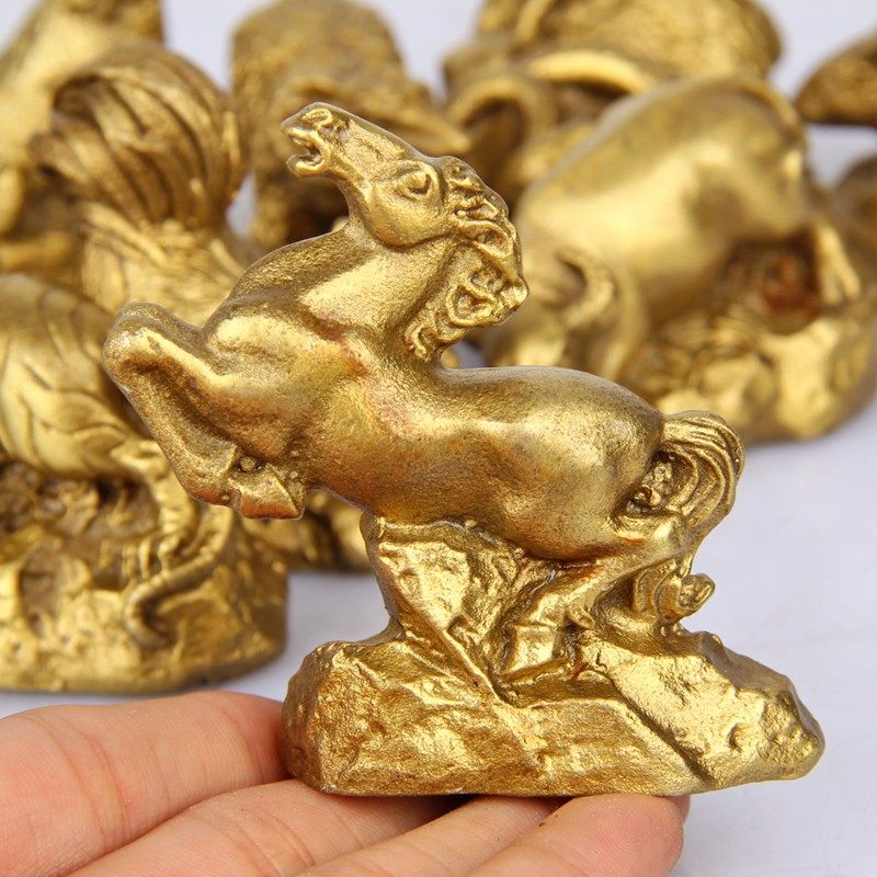 铜生肖铜十二12生肖摆件小号铜鼠铜牛虎兔龙蛇铜马羊猴鸡狗猪属相,家居饰品,装饰摆件,淘宝优惠券,粉丝福利购,淘宝优惠卷