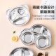 304不锈钢幼儿园餐盘 创意儿童餐具宝宝分格卡通防摔家用分隔盘子