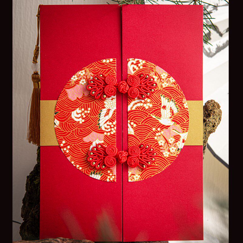 生日贺卡定制员工高级中国风感谢商务2022年新款元旦春节新年卡片