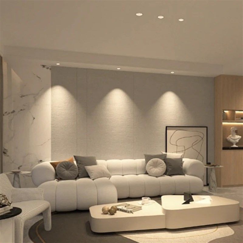 禾品护眼筒灯嵌入式小山丘射灯防眩窄边开孔75mm客厅过道led射灯,家装灯饰光源,嵌入式筒灯,淘宝优惠券,粉丝福利购,淘宝优惠卷