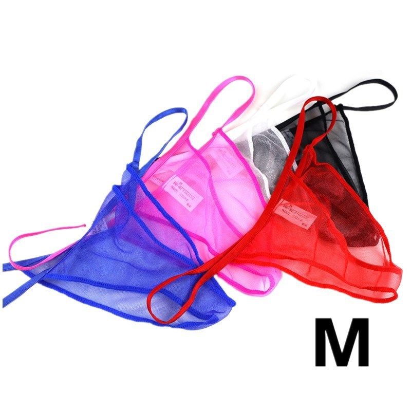 男士TM小三角裤高弹力薄网纱柔软透明透气性感无痕男式比基尼细带