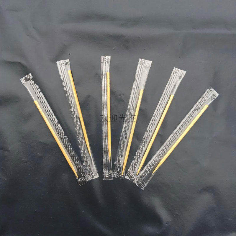 包邮餐饮opp膜一次性独立包装塑料膜竹牙签单只透明袋牙签1万包