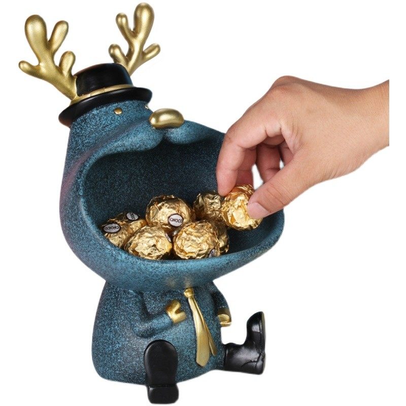 进门口放钥匙收纳摆件创意轻奢招财玄关鞋柜电视柜家居乔迁装饰品,家居饰品,装饰摆件,淘宝优惠券,粉丝福利购,淘宝优惠卷