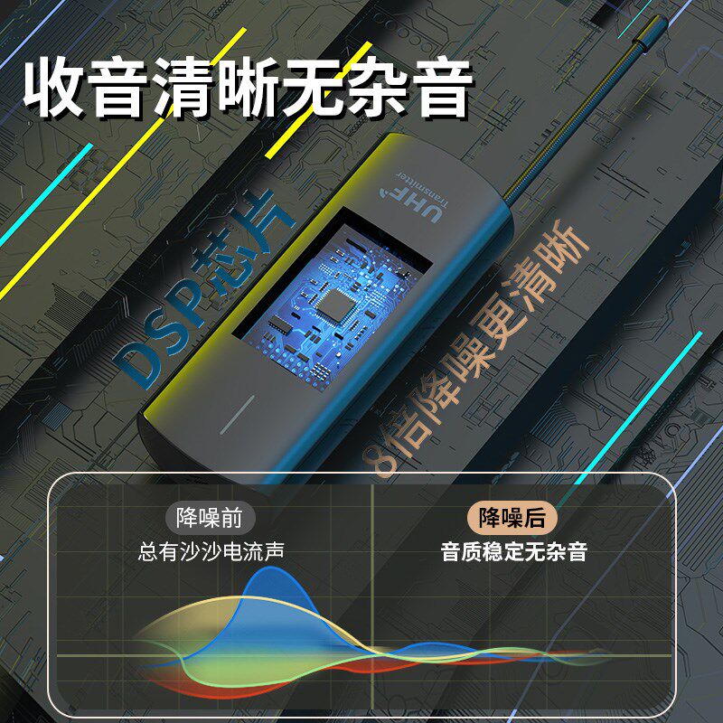 台式电脑无线usb领夹式麦克风笔记本上课直播收音专用话筒拾音麦