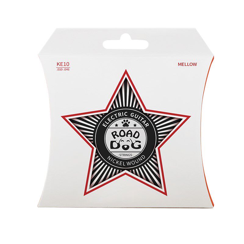 路狗电吉他琴弦KE09/KE10覆膜防锈一套6根初学进阶演奏一弦线全套