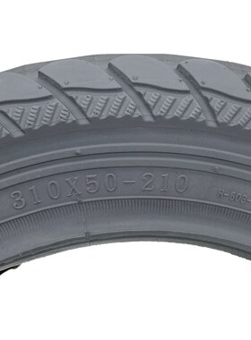 鱼跃D130HL电动轮椅轮胎前轮后轮310x50-210内胎外胎12寸充气轮胎