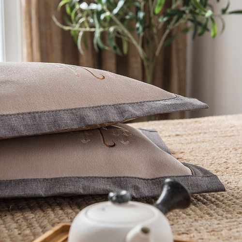 夏季凉席枕套藤编枕头套子竹枕凉枕套单人家用成人透气一对拍2