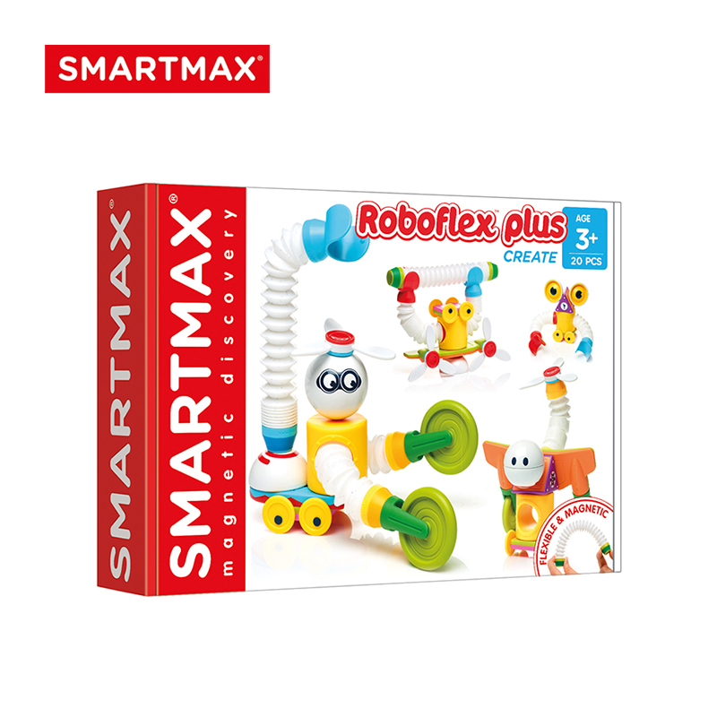 smartmax儿童磁力棒小小机器人