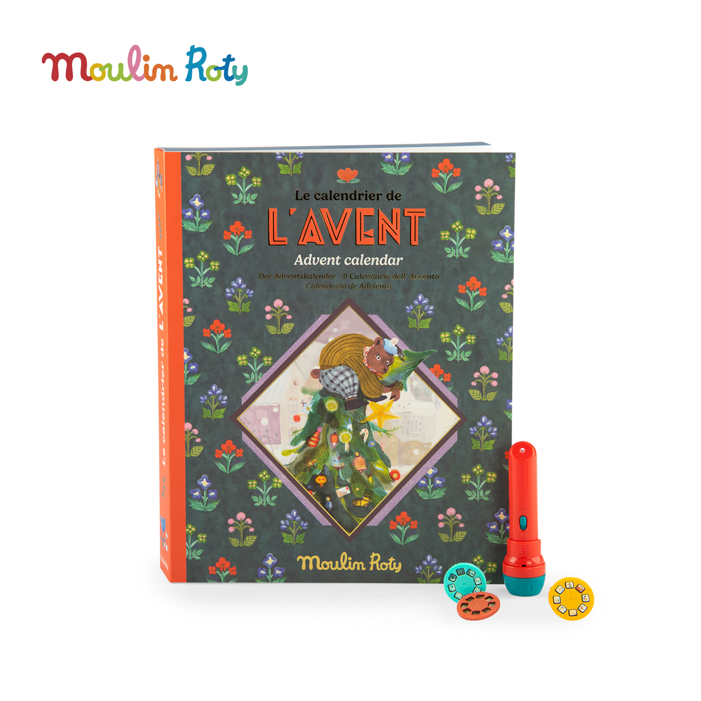 moulinroty圣诞日历故事手电筒