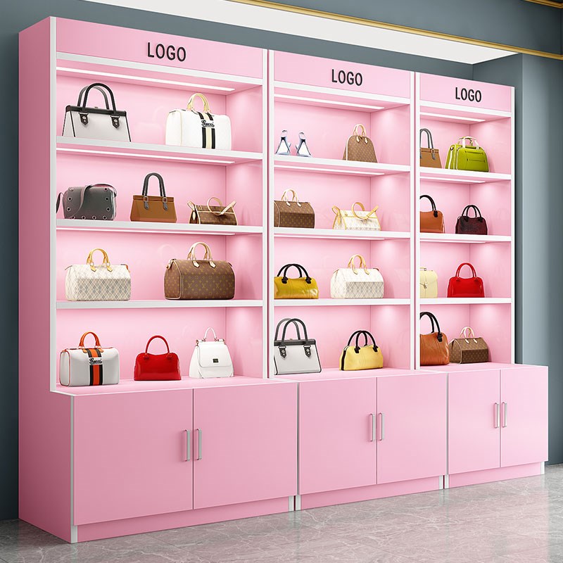 热销化妆品展示柜理发美甲店货柜超市礼品样品展示架美容院产品陈