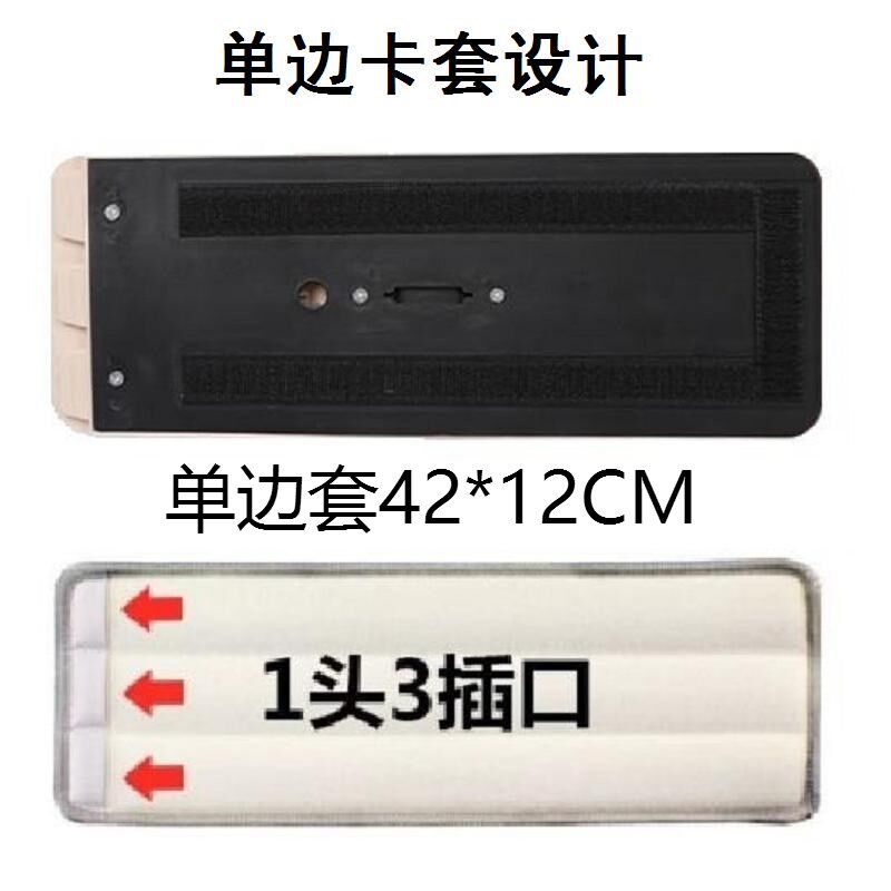免手洗平板拖把替i换布32.33.35.42.45cm粘扣式拖布头替换布十片