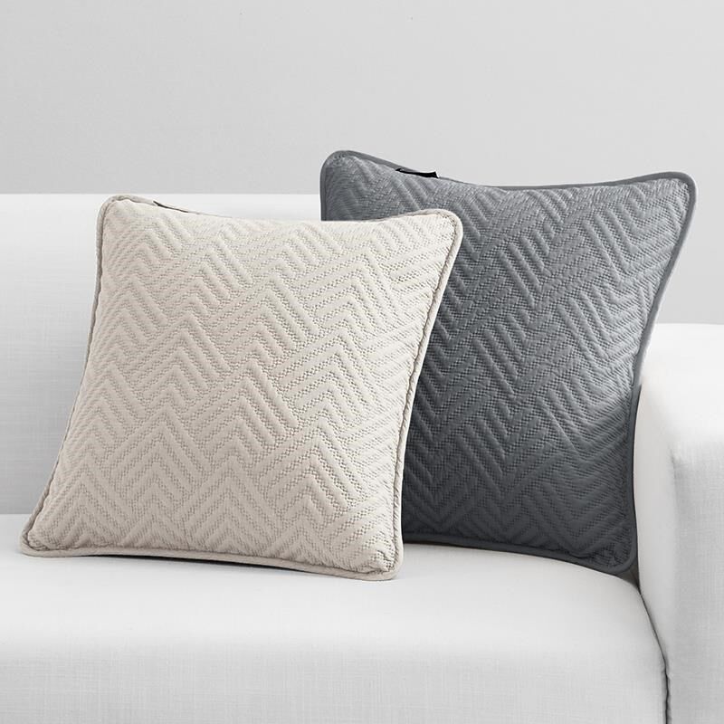 全棉抱枕沙发客厅45x45抱枕套不含芯纯棉靠枕套办公室靠垫套纯色