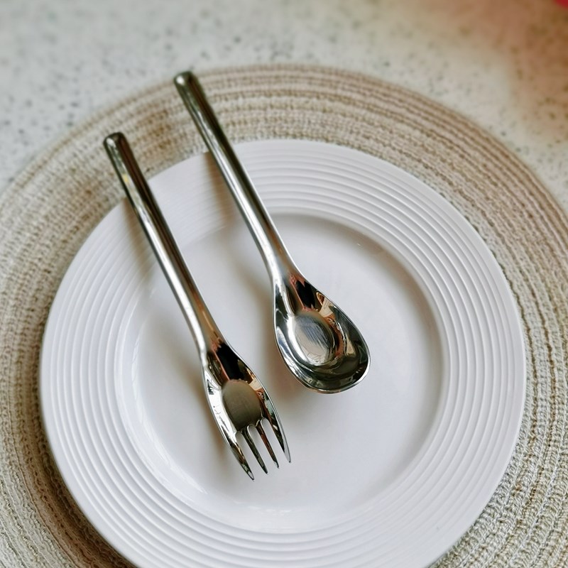 深头好喝汤 304便携儿童辅食喂饭吃饭勺喝汤勺子成人吃饭调羹