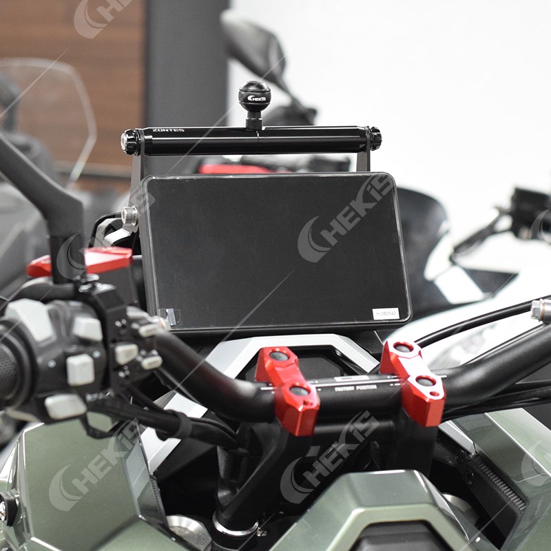 适用升仕368G改装配件挡风横杆导航手机支架扩展杆 多功能拓展杆