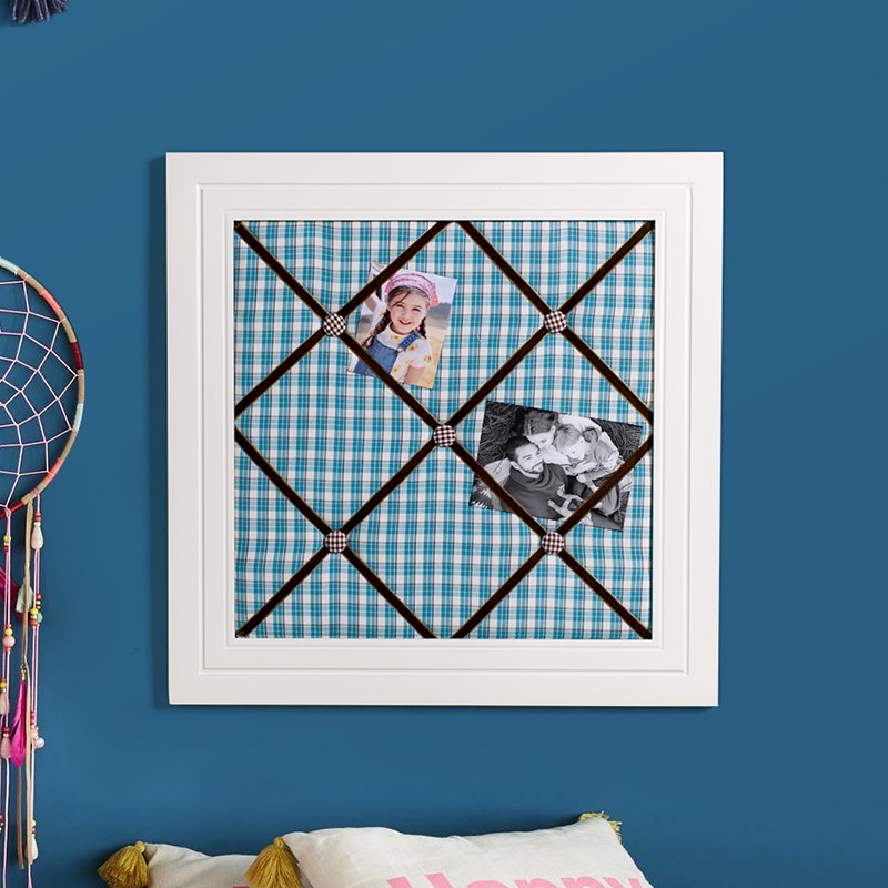 儿童房样板间墙面装饰留言板软装挂饰木质幼儿园售楼处照片墙挂件