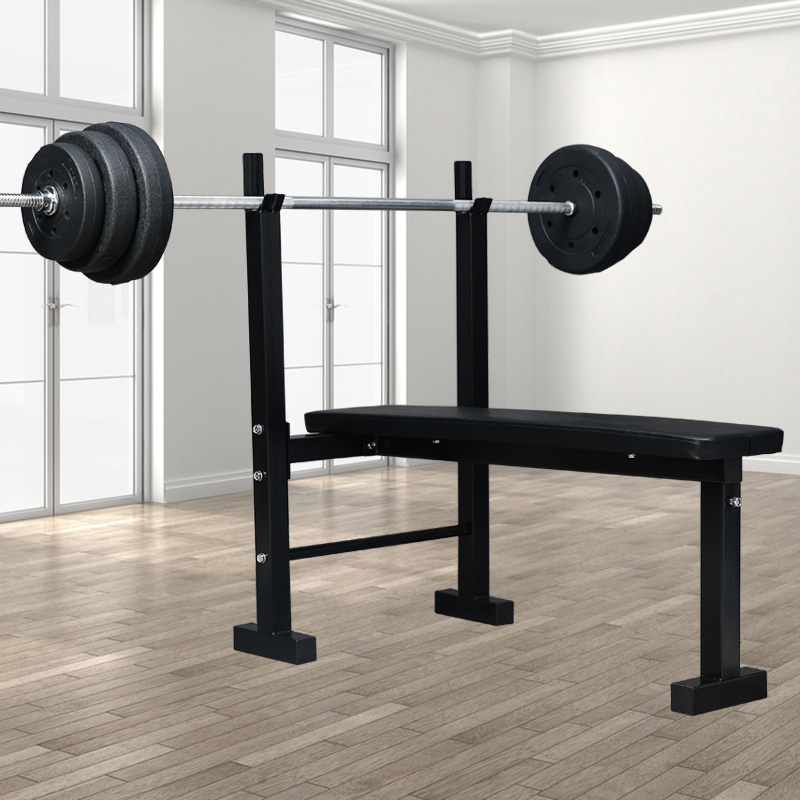 杠铃平推架 举重床 卧推架 平推架 简易举重床 卧推杠铃健身器材