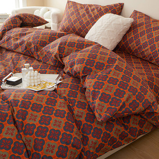 纯棉被套单件10i0全棉单人被套160x210被罩床上被单四件套200x230