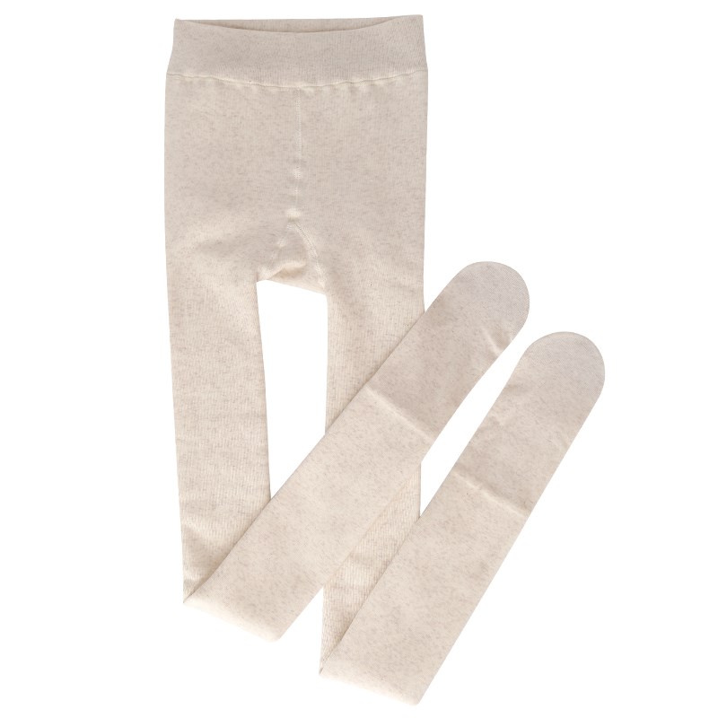 秋冬季加绒打底裤女日系竖条纹jk奶白色丝袜加厚保暖米白色连裤袜