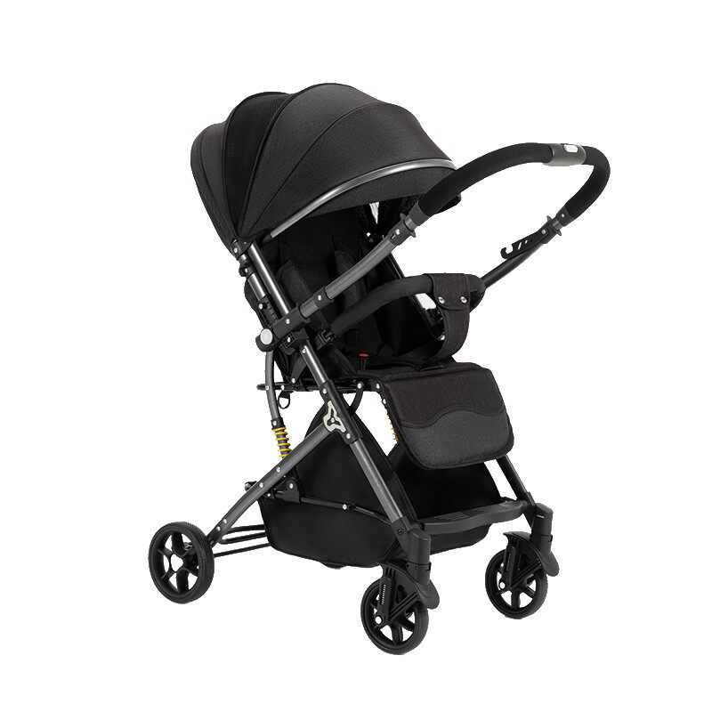 婴儿推车可坐躺双向超轻便一键折叠高景观避震新生儿童溜娃手推车