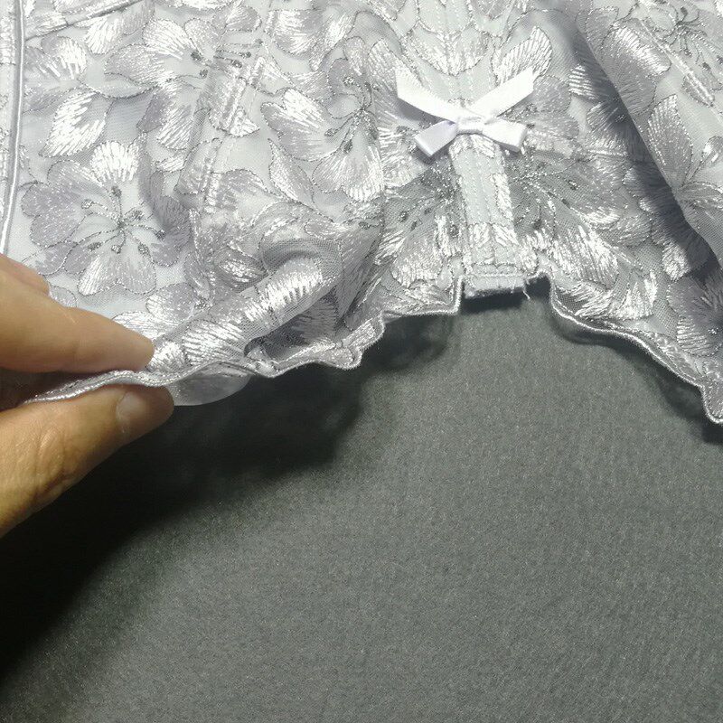 超薄蕾丝无钢圈无海绵透气全罩杯女士内衣大胸显小大码全包90C85D