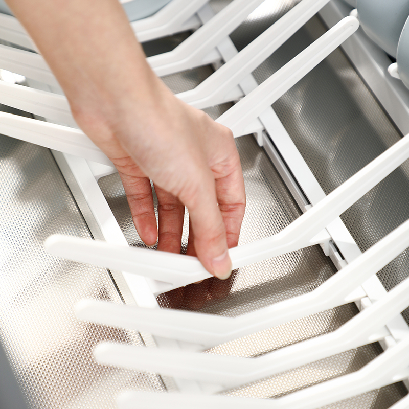 意驰 厨房拉篮橱柜碗篮304不锈钢双层抽屉式调味拉篮橱柜内碗碟架