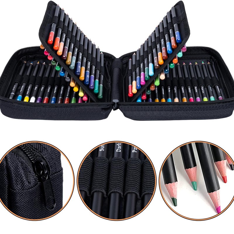 120色油性彩铅笔画画专用72色彩色铅笔专业美术手绘学生绘画套装