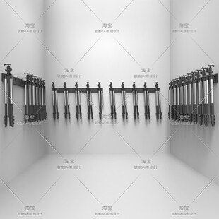 摄影棚收纳箱背景纸布多宫格柜影楼器材三脚灯架卡纸pvc收纳架柜