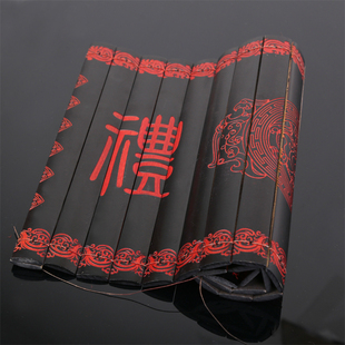 传统中式 竹简竹雕婚书诰礼赞周制诰礼道具摆件 汉唐婚礼道具汉式