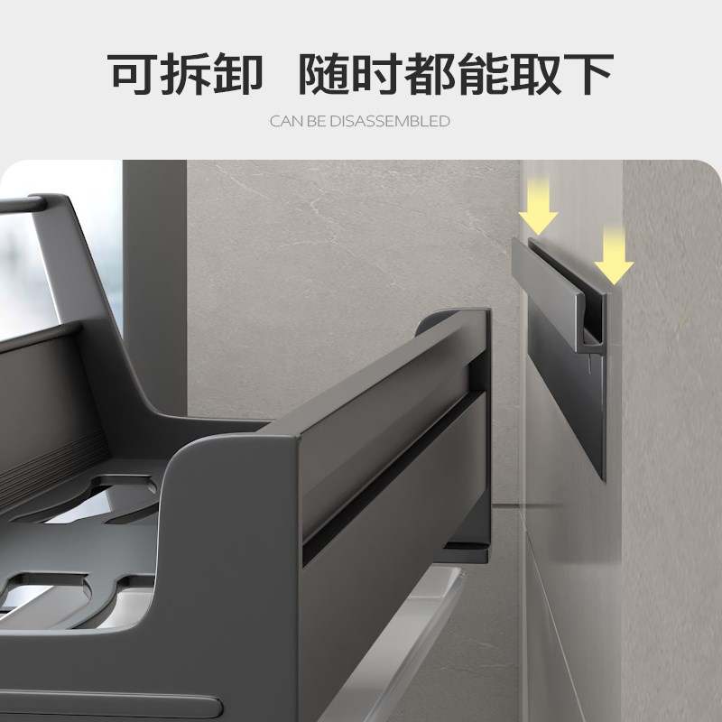 碗架沥水架厨房洗碗架免打孔墙上壁挂碗碟具收纳架碗盘置物架子