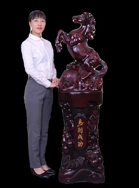威弗列德公司开业礼物马到成功摆件办公室招财马高档大堂落地装饰
