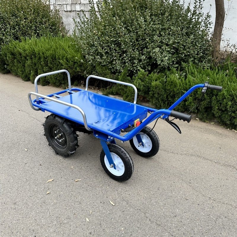 新款可载重1200斤爬坡四轮电动手推车电动四轮手推车家用农用厂家