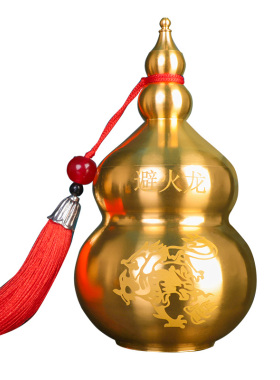 避火龙瓶子厨房西北角大号铜葫芦摆件乾位火烧天门辟火龙瓶工艺品