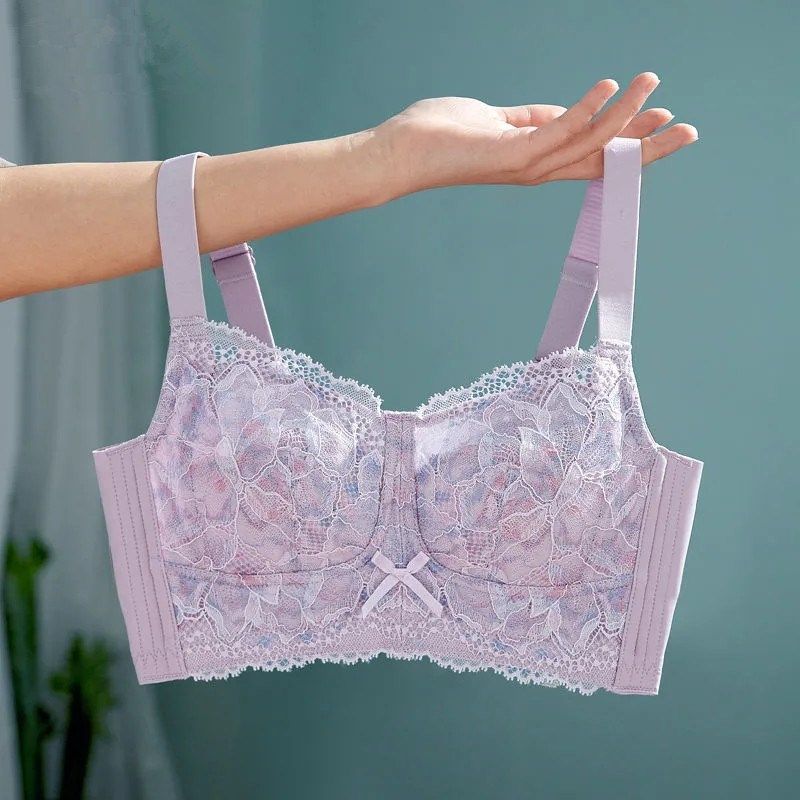 内衣女薄款大胸显小文胸聚拢调整型收副乳防下垂无钢圈大码全罩杯,女士内衣/男士内衣/家居服,文胸,淘宝优惠券,粉丝福利购,淘宝优惠卷