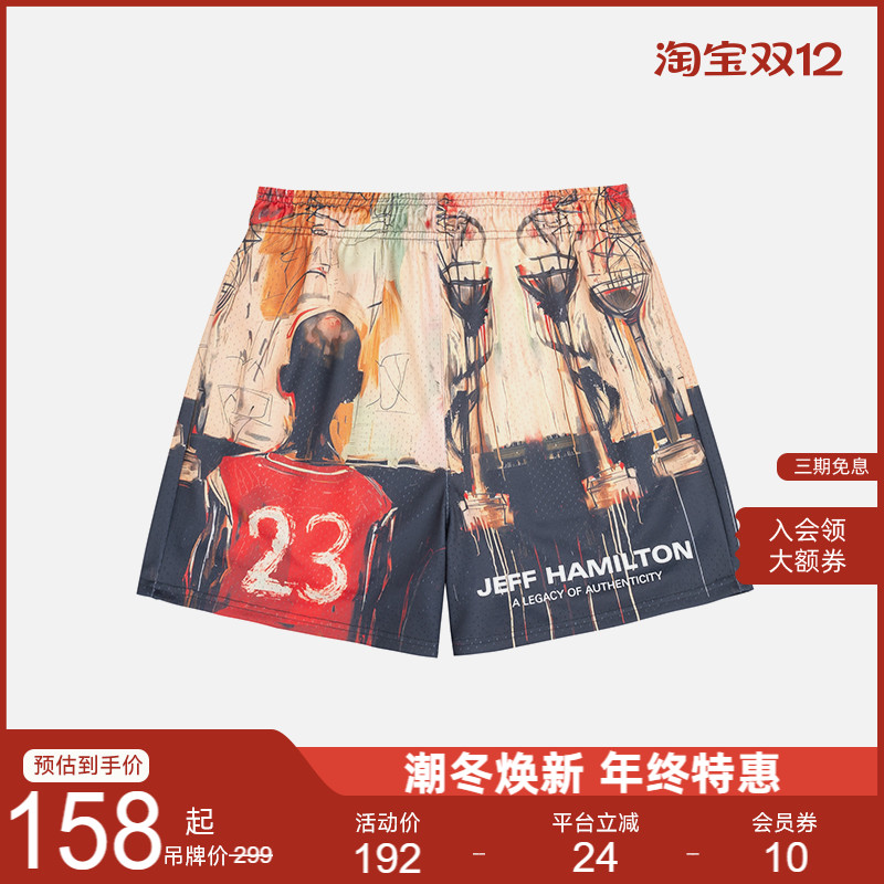 jeffhamilton新款美式街头短裤