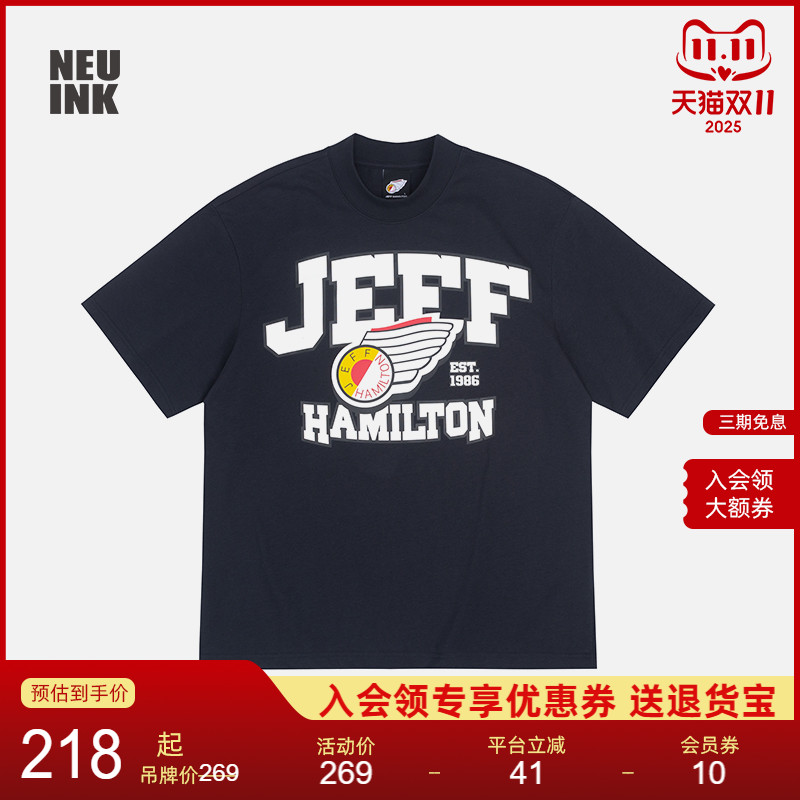 jeffHamilton赛车系列T恤