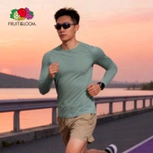 THE LOOM鲜果布衣瑜伽秋冬新品 FRUIT 透气亲肤咖啡纱长袖 T恤男