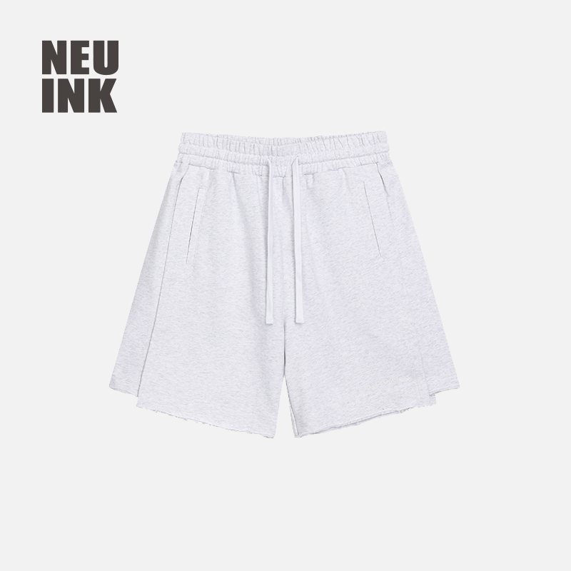Neuink jeff hamilton新品针织纯棉短裤男款美式篮球裤运动裤夏