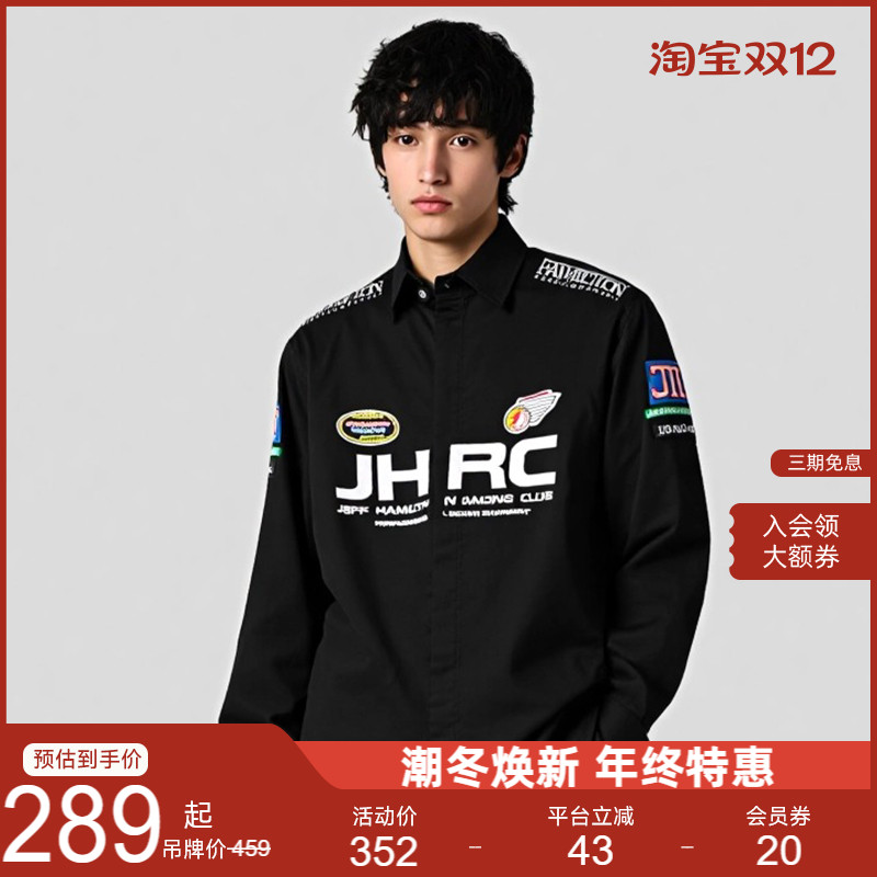 NEUINK复古美式衬衫潮牌衬衣男女