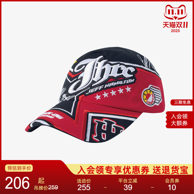 Neuink赛车系列美式复古鸭舌帽