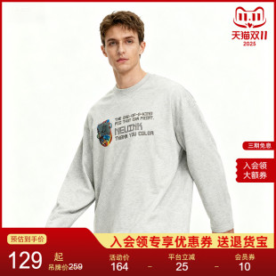 T恤男女同款 复古潮牌字母印花休闲百搭短袖 猪加索联名美式 Neuink
