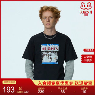 卫衣潮牌秋冬款 hamilton拳击系列复古美式 男女假两件 jeff NEUINK