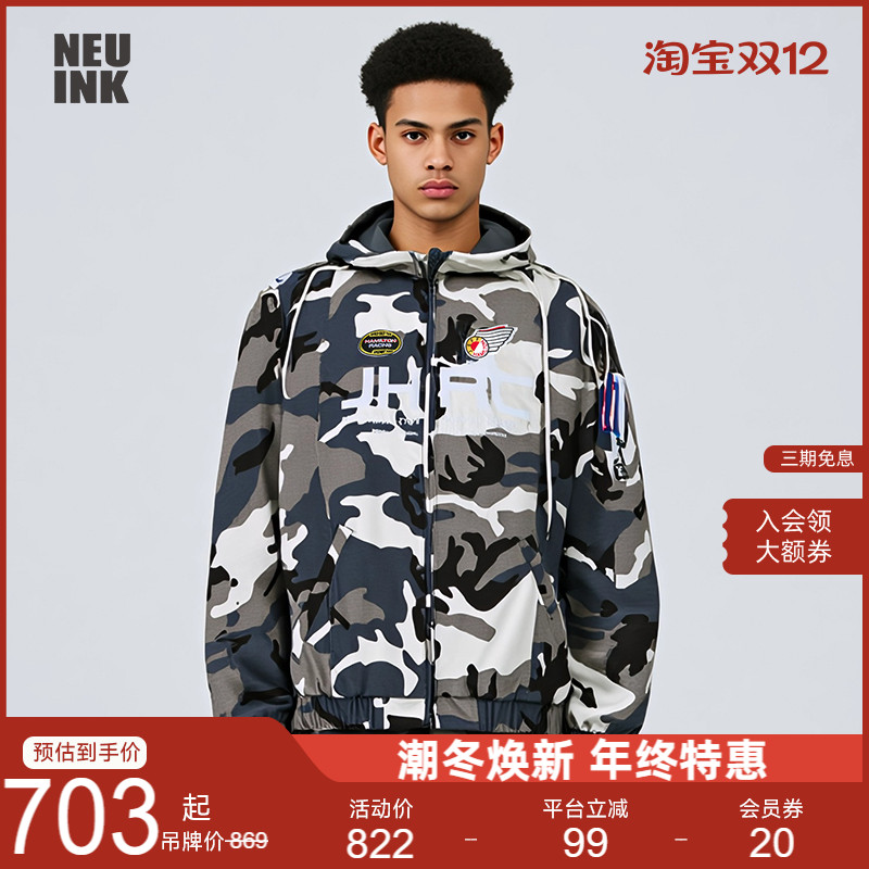 男女情侣秋冬款夹克复古美式外套